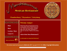 Tablet Screenshot of montezumamex.com